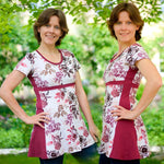 Niela's Tunikleid - Tunika, Kleid Schnittmuster in den Größen 32-54 : - Sewando