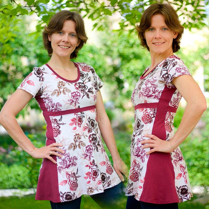 Niela's Tunikleid - Tunika, Kleid Schnittmuster in den Größen 32-54 : - Sewando