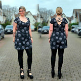 Niela's Butterfly - Schnittmuster Shirt, Tunika, Kleid in den Größen 32-54 - Sewando