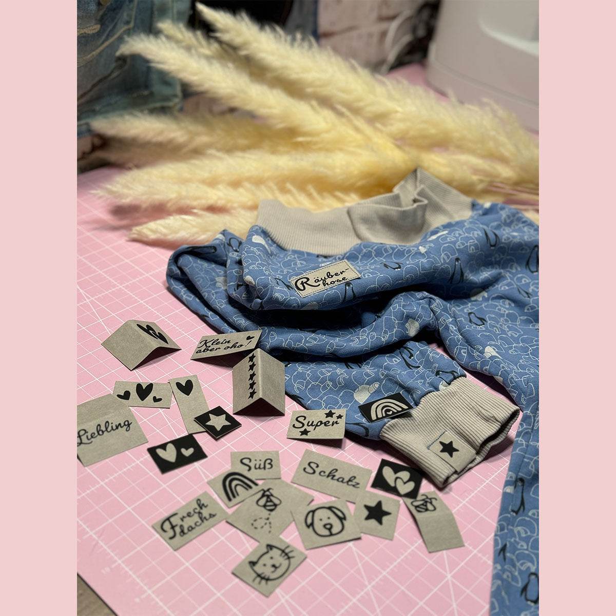 Label selbst gestalten Plotterdatei - Sewando