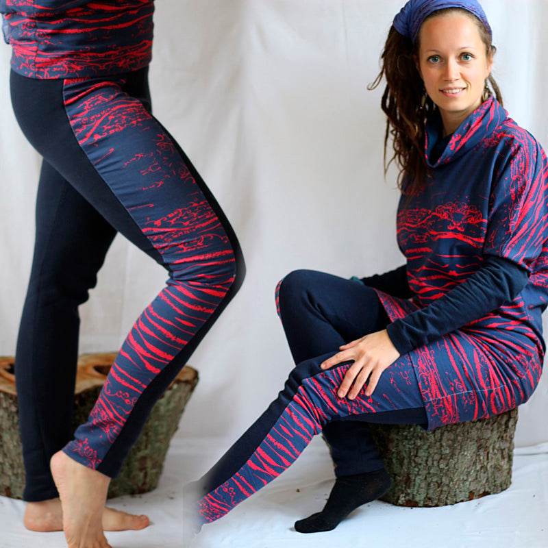 Niela's Skinny Stripes - Schnittmuster Leggings in den Größen 32-54 - Sewando