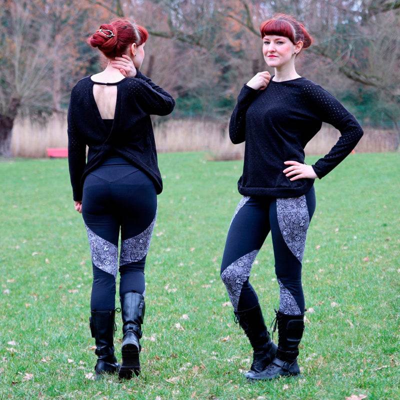 Niela's Skinny Snakestripes - Schnittmuster Leggings in den Größen 32-54 - Sewando