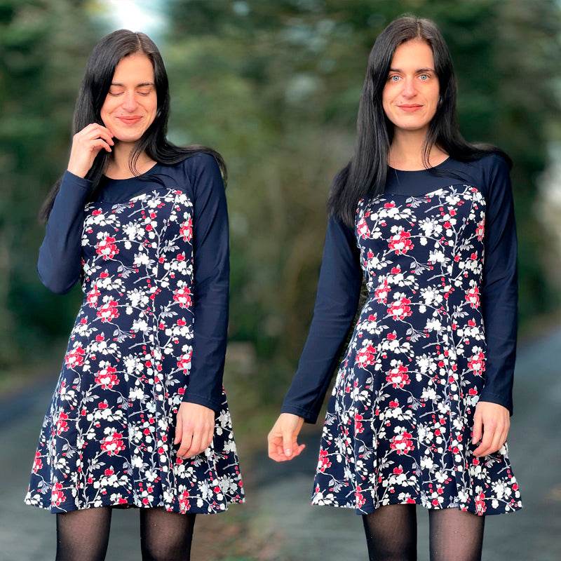 Niela's Versuchung - Schnittmuster Shirt, Kleid in den Größen 32-54 - Sewando