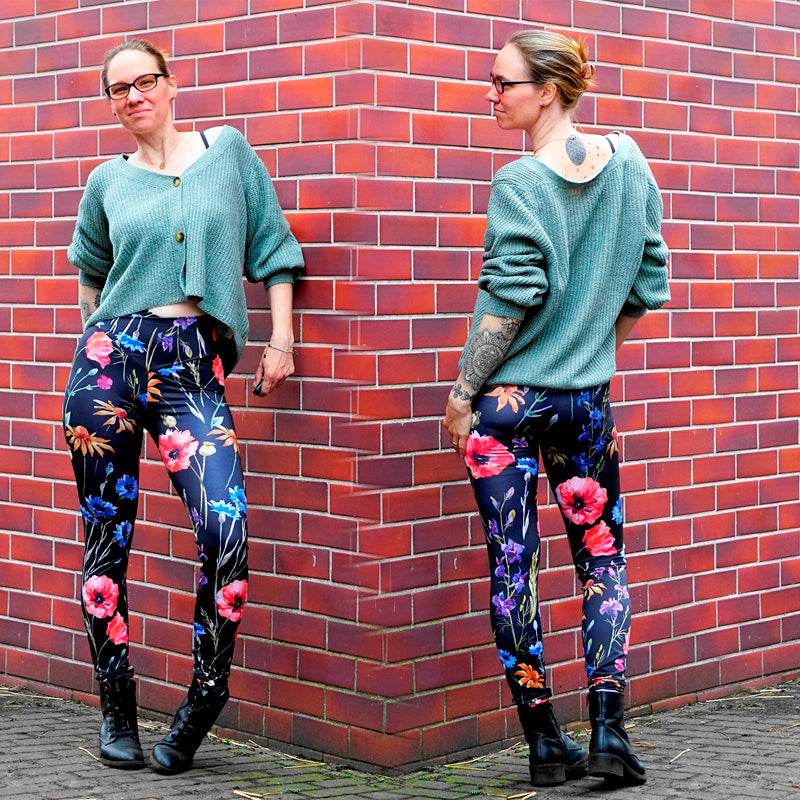 Niela's Skinny Stripes - Schnittmuster Leggings in den Größen 32-54 - Sewando