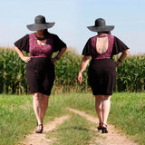 Niela's Schnibbelstück - Schnittmuster Shirt mit Cutouts, Kleid, Gr. 32-54 : - Sewando