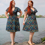 Niela's Wickelding - Schnittmuster Shirt, Tunika, Kleid in den Größen 32-54 - Sewando