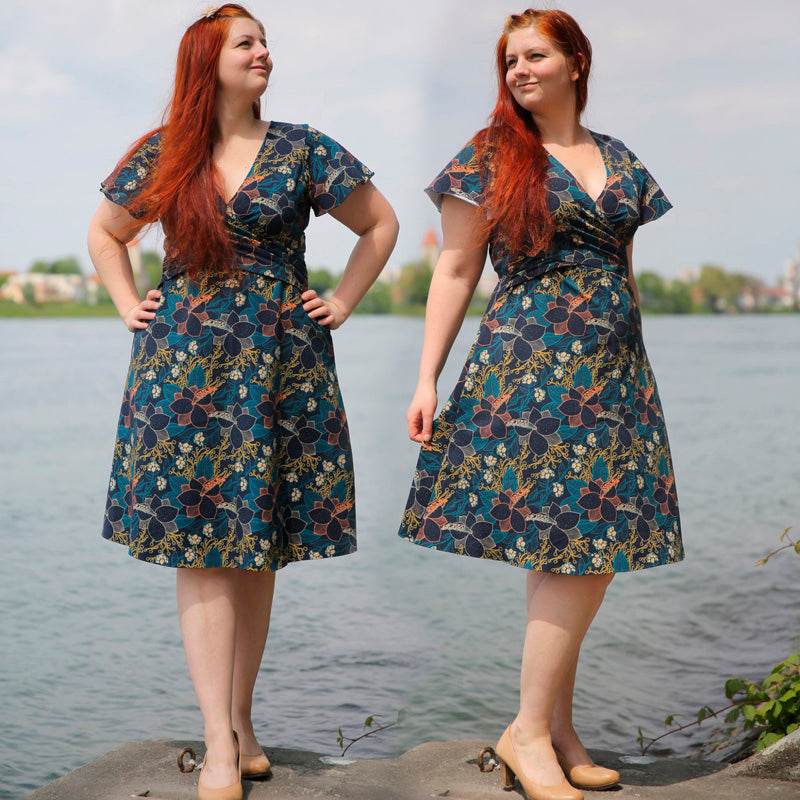 Niela's Wickelding - Schnittmuster Shirt, Tunika, Kleid in den Größen 32-54 - Sewando