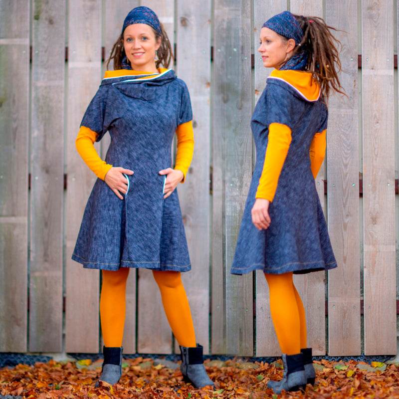 Niela's Flatterding - Schnittmuster Kleid, Tunika Größen 32-54 : - Sewando