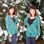 Niela's 2 in 1 - Schnittmuster Cardigan, Shirt, Größen 32-54 : - Sewando