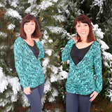 Niela's 2 in 1 - Schnittmuster Cardigan, Shirt, Größen 32-54 : - Sewando