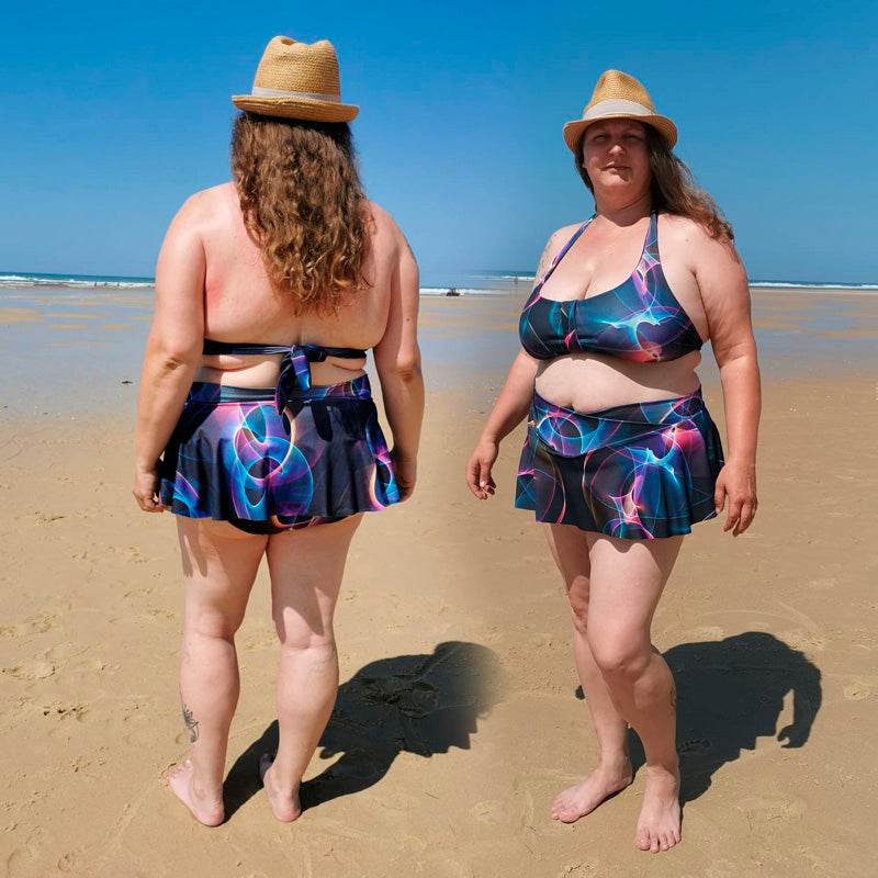 Niela's Wellenspiel - Schnittmuster Bikini, Badeanzug, Monokini in den Größen 32-54 - Sewando