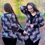 Niela's 2 in 1 - Schnittmuster Cardigan, Shirt, Größen 32-54 : - Sewando