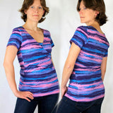 Niela's Wickelding - Schnittmuster Shirt, Tunika, Kleid in den Größen 32-54 - Sewando