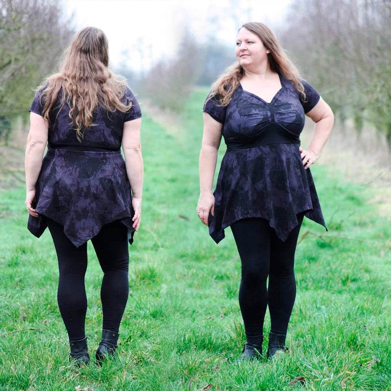 Niela's Butterfly - Schnittmuster Shirt, Tunika, Kleid in den Größen 32-54 - Sewando