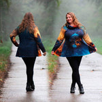 Niela's Raglan Tunikleid - Schnittmuster Raglan Tunika, Kleid in den Größen 32-54 - Sewando