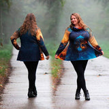 Niela's Raglan Tunikleid - Schnittmuster Raglan Tunika, Kleid in den Größen 32-54 - Sewando