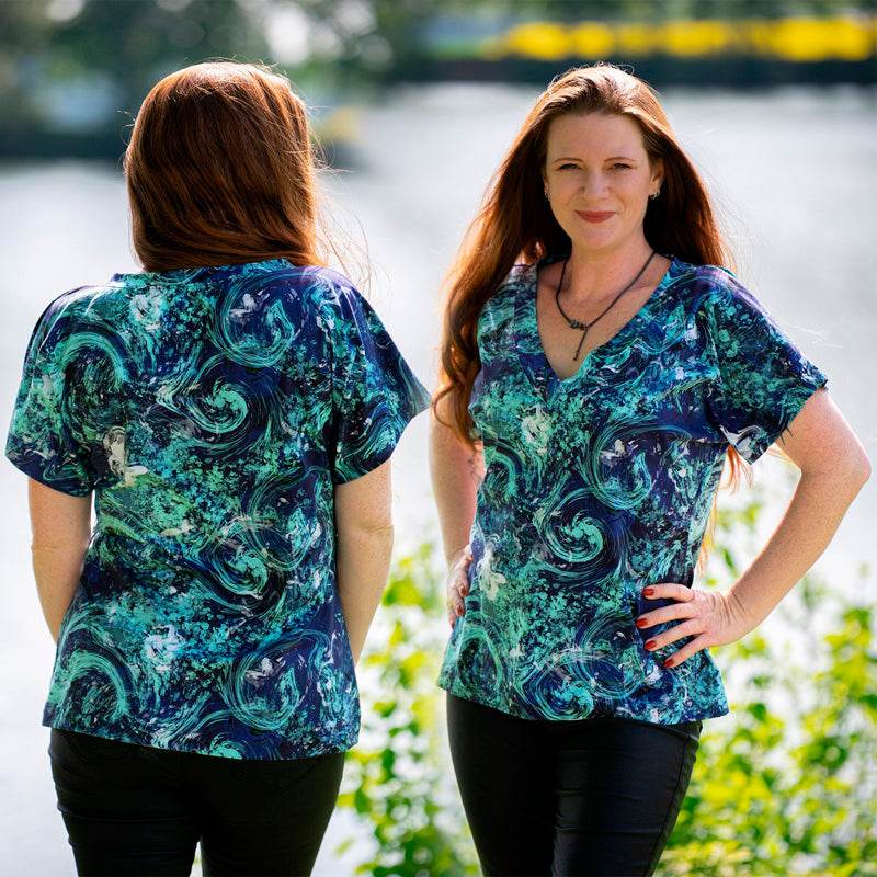 Niela's Chillding - Schnittmuster Shirt, Pullover, Tunika, Kleid Größen 32-54 : - Sewando