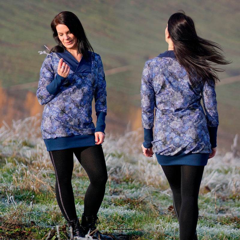 Niela's Kragenzauber - Schnittmuster Pullover Größe 32-54 - Sewando