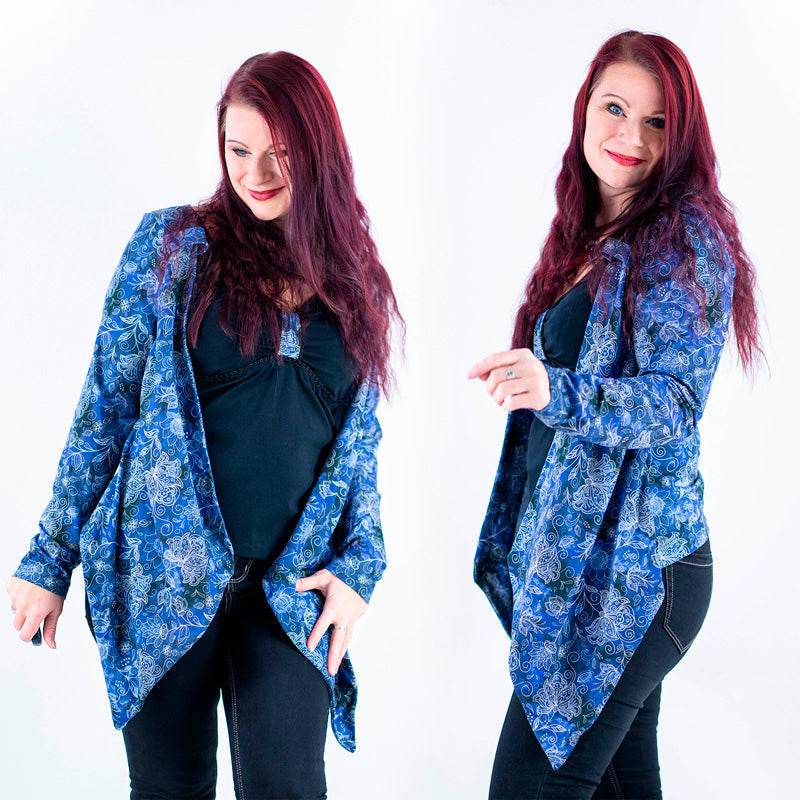 Niela's 2 in 1 - Schnittmuster Cardigan, Shirt, Größen 32-54 : - Sewando