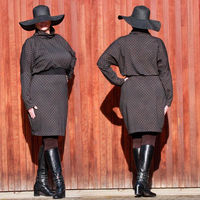 Niela's oversized Cropping - Schnittmuster Crop, Shirt, Tunika, Kleid , Größen 32-54 : - Sewando