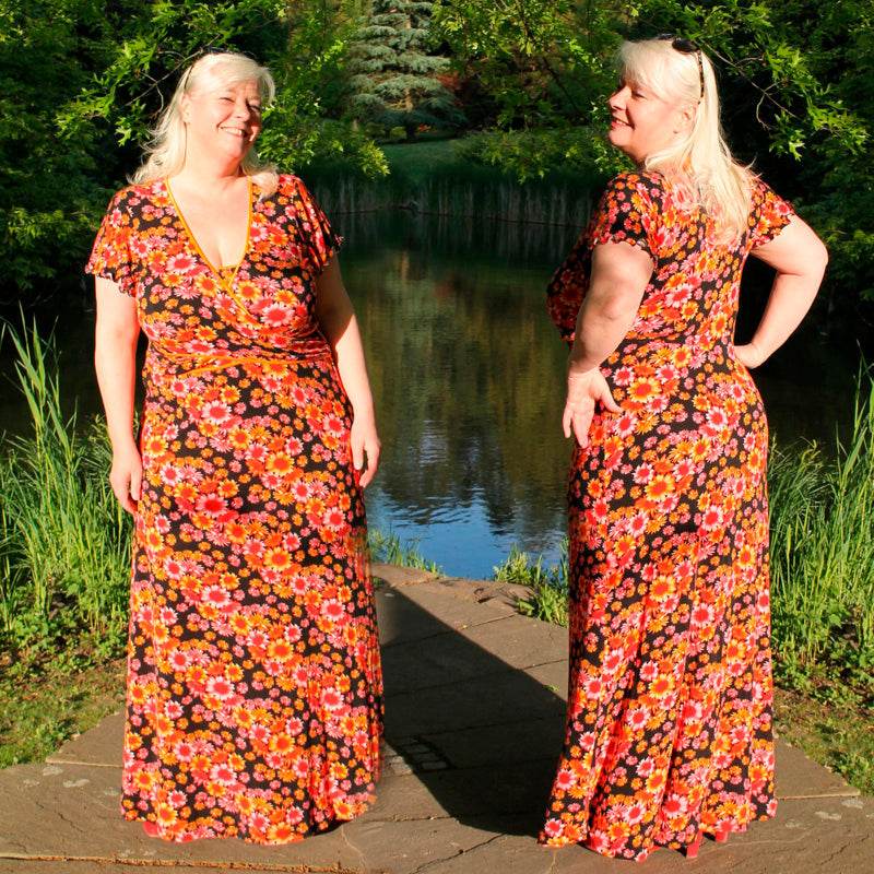 Niela's Wickelding - Schnittmuster Shirt, Tunika, Kleid in den Größen 32-54 - Sewando