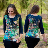 Niela's Wasserfall - Schnittmuster Shirt, Tunika, Kleid in den Größen 32-54 : - Sewando