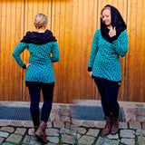 Niela's Umgarnung - Schnittmuster Shirt, Kleid in den Größen 32-54 - Sewando