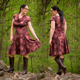 Niela's Wasserfall - Schnittmuster Shirt, Tunika, Kleid in den Größen 32-54 : - Sewando