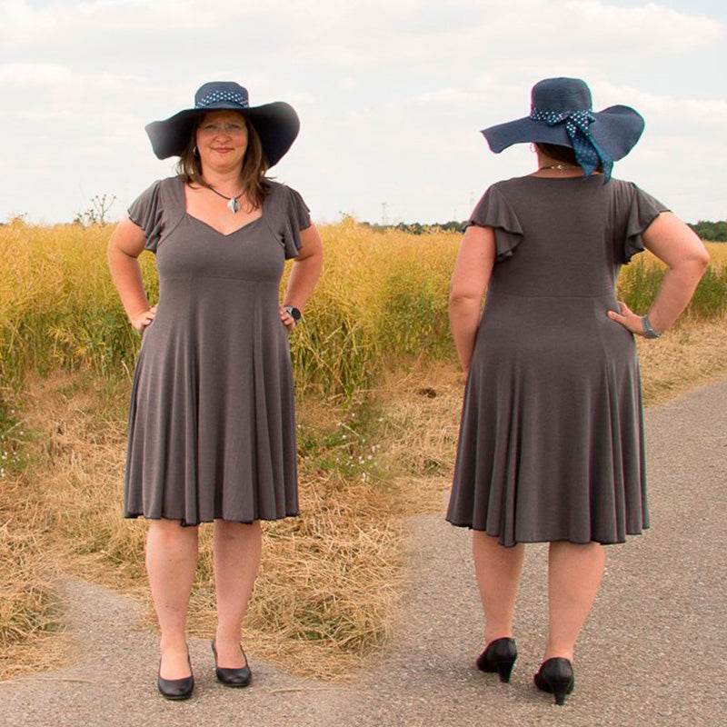 Niela's Twisted - Schnittmuster Top, Shirt, Tunika, Kleid in den Größen 32-54 : - Sewando