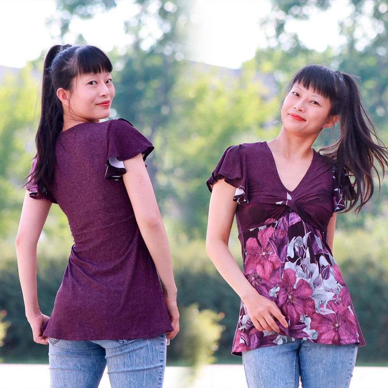 Niela's Knothing - Schnittmuster Top, Shirt, Tunika, Kleid in den Größen 32-54 - Sewando