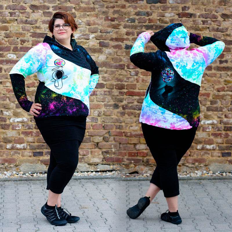 Niela's Cool Curved Hoodie - Schnittmuster in den Größen 32-54 - Sewando