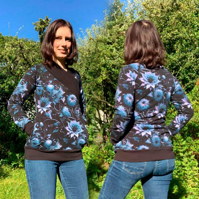 Niela's Kraglan - Schnittmuster Raglanpullover in den Größen 32-54 - Sewando
