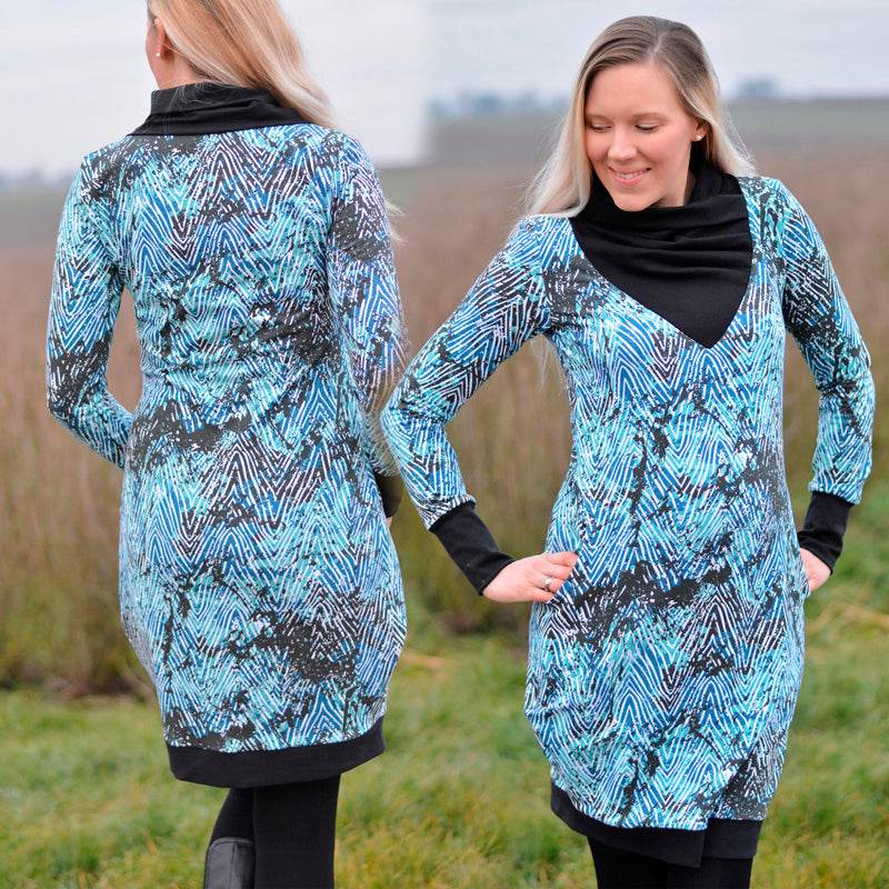 Niela's Kragenzauber Ballonkleid - Schnittmuster Gr 32-54 - Sewando