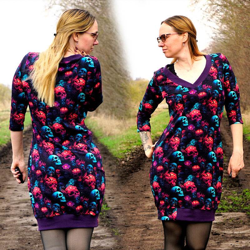 Niela's Kragenzauber Ballonkleid - Schnittmuster Gr 32-54 - Sewando