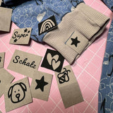 Label selbst gestalten Plotterdatei - Sewando