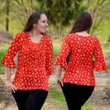 Niela's Wasserfall - Schnittmuster Shirt, Tunika, Kleid in den Größen 32-54 : - Sewando