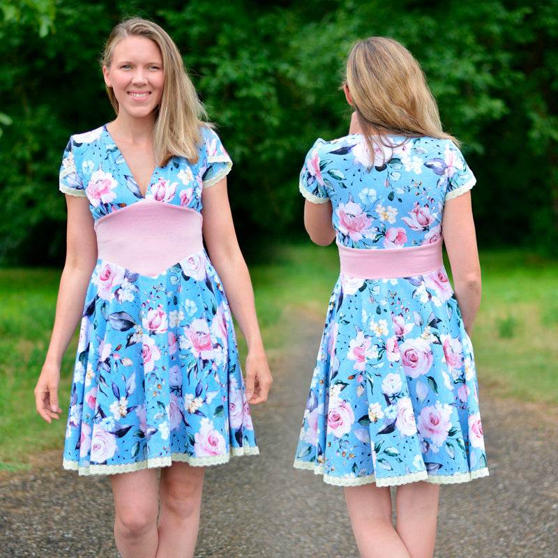 Niela's Sommernachtstraum - Schnittmuster Shirt, Tunika, Kleid, Größen 32-54 : - Sewando