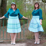 Niela's Wasserfall - Schnittmuster Shirt, Tunika, Kleid in den Größen 32-54 : - Sewando