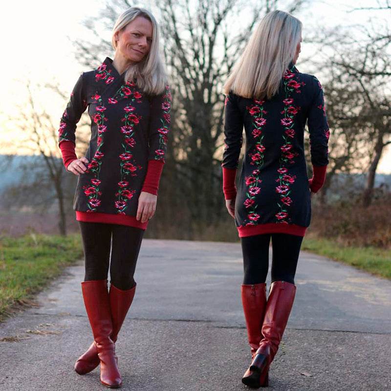 Niela's Kragenzauber - Schnittmuster Pullover Größe 32-54 - Sewando