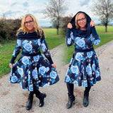Niela's Umgarnung - Schnittmuster Shirt, Kleid in den Größen 32-54 - Sewando