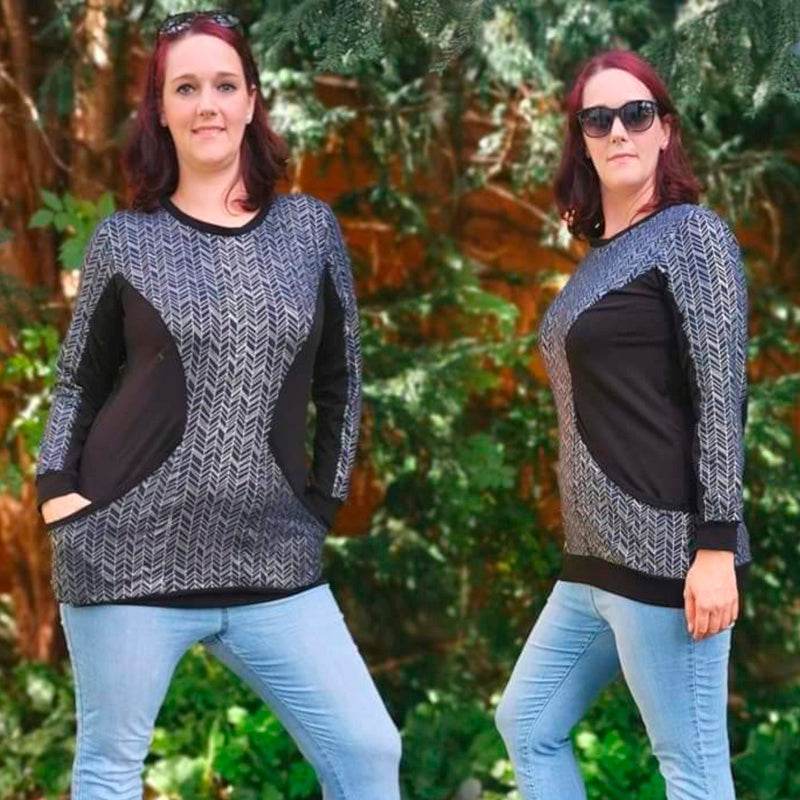 Niela's Pullizauber - Hoodie, Shirt Schnittmuster Größen 32-54 - Sewando