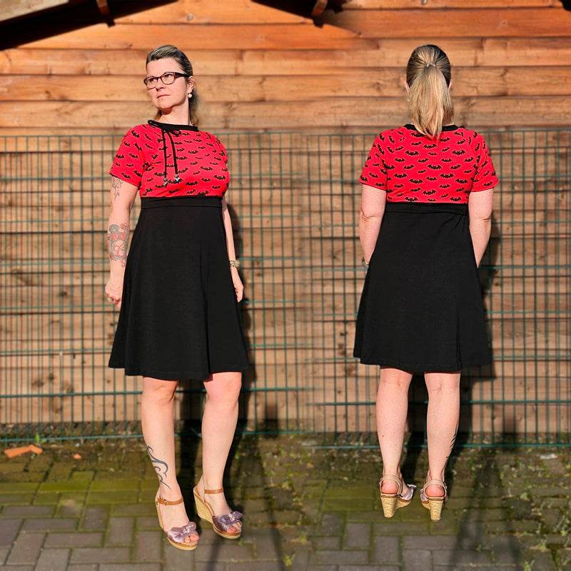 Niela's Verlockung - Schnittmuster Shirt, Kleid in den Größen 32-54 - Sewando