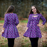 Niela's Versuchung - Schnittmuster Shirt, Kleid in den Größen 32-54 - Sewando
