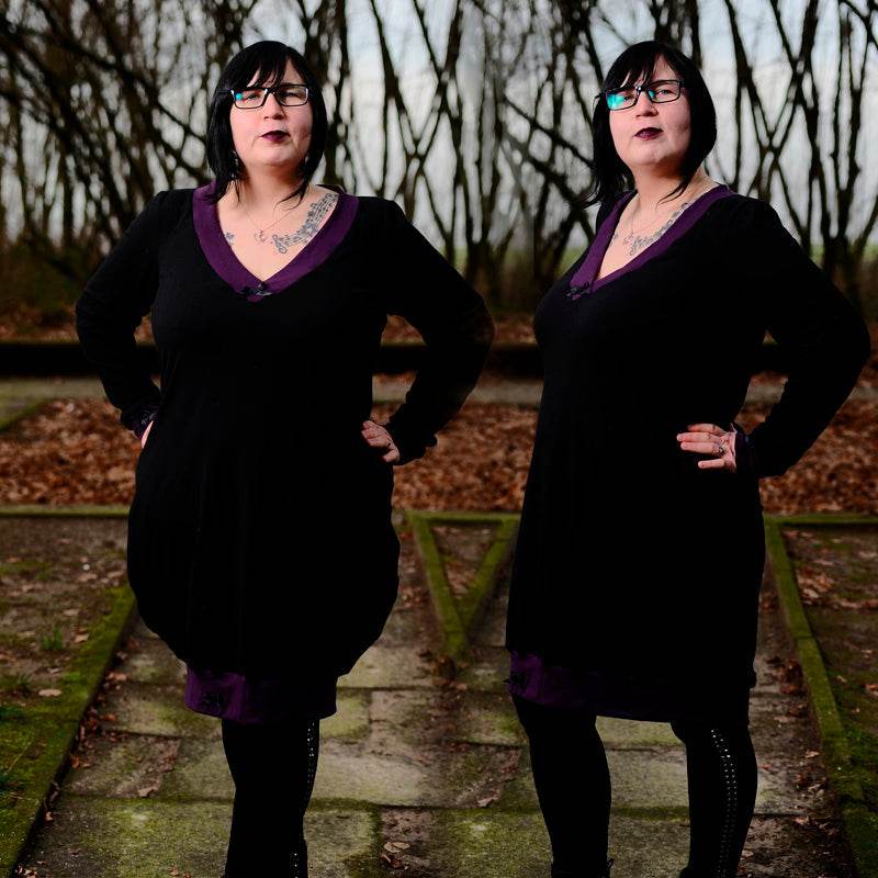 Niela's Kragenzauber Ballonkleid - Schnittmuster Gr 32-54 - Sewando