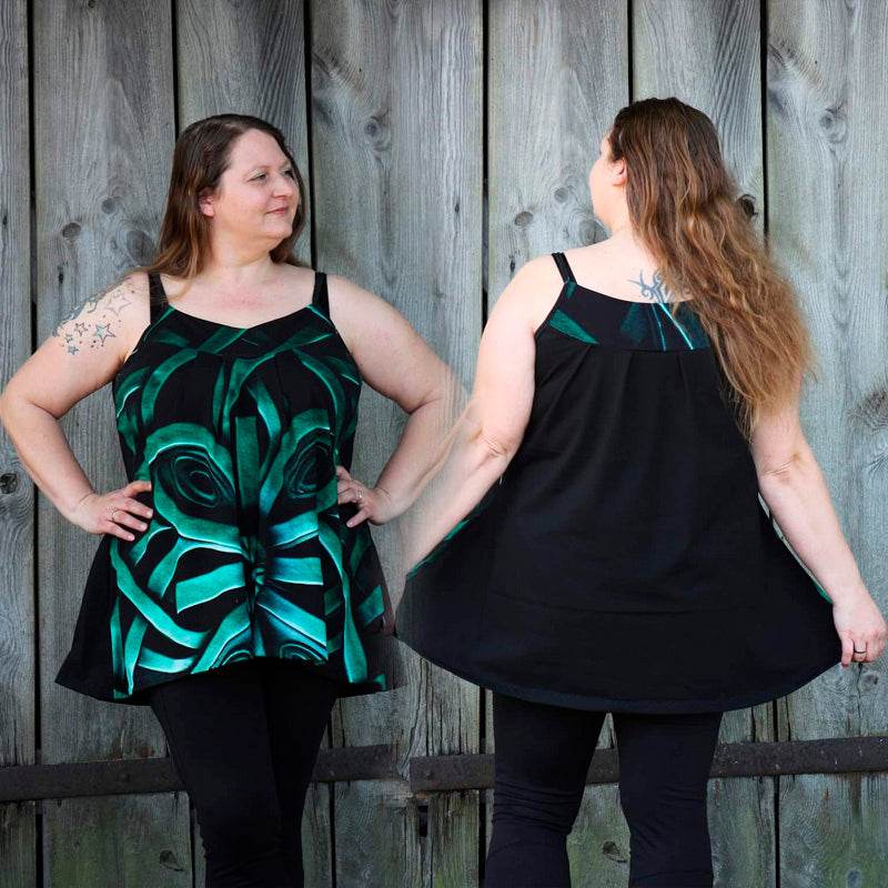 Niela's Entfaltung - Schnittmuster Shirt, Kleid in den Größen 32-54 - Sewando