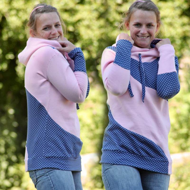 Niela's Cool Curved Hoodie - Schnittmuster in den Größen 32-54 - Sewando