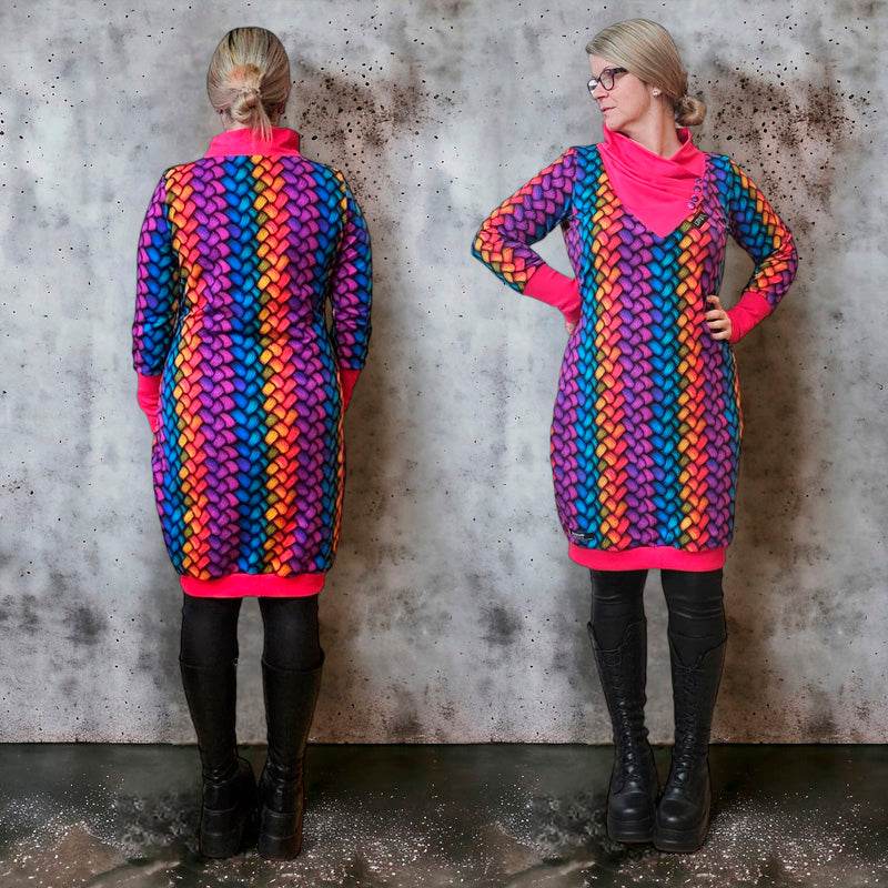 Niela's Kragenzauber Ballonkleid - Schnittmuster Gr 32-54 - Sewando