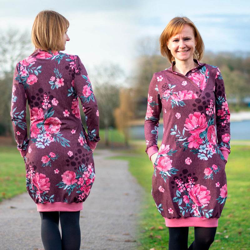 Niela's Kragenzauber Ballonkleid - Schnittmuster Gr 32-54 - Sewando