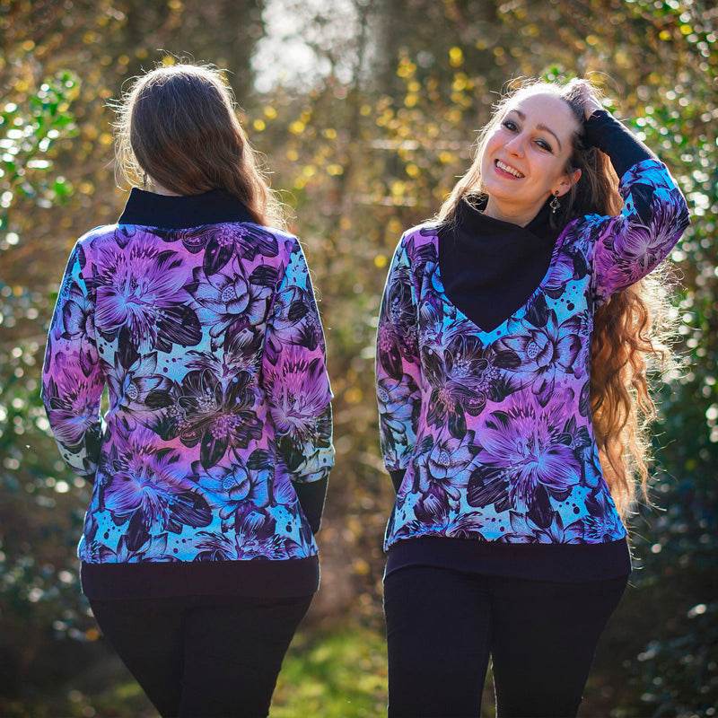 Niela's Kragenzauber - Schnittmuster Pullover Größe 32-54 - Sewando