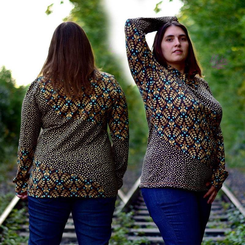 Niela's Cool Curved Hoodie - Schnittmuster in den Größen 32-54 - Sewando